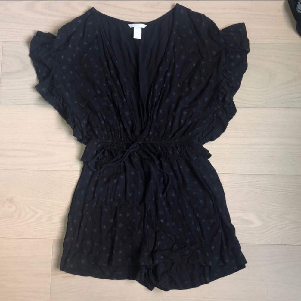 H&M Black Star Romper